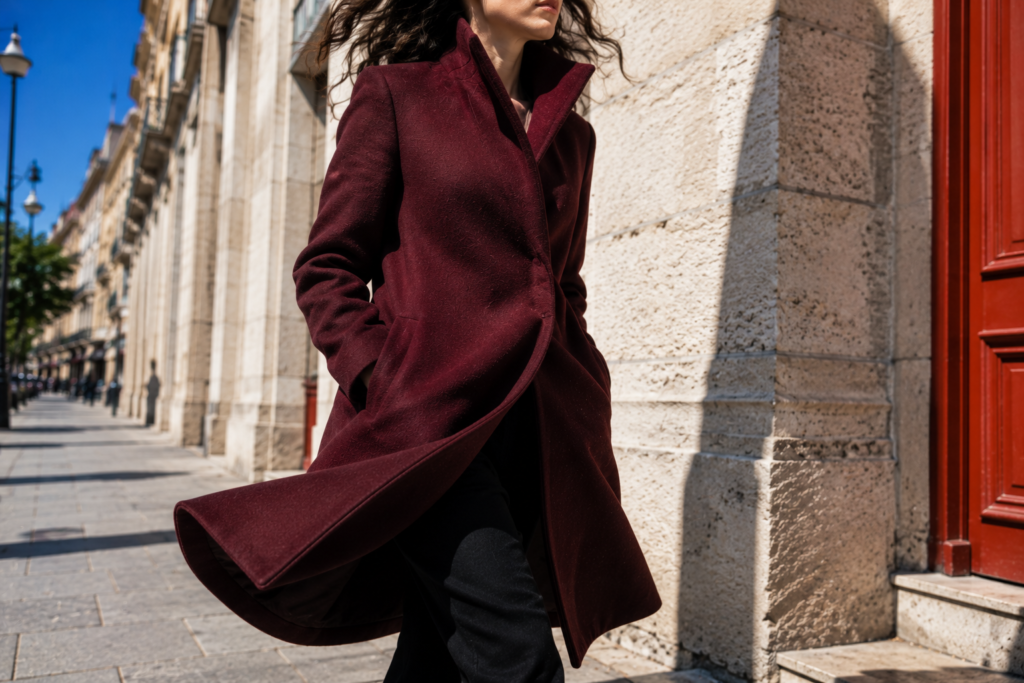 Funnel-Neck Everything: The Architectural Coat Shape Defining Women’s 2026