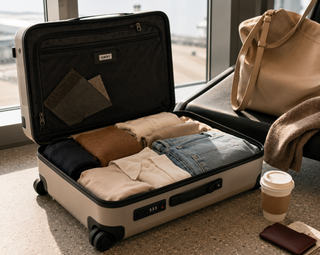 Carry On Capsule Wardrobe Packing List: 6 Effortless, Polished Pieces for Quiet Luxury Travel